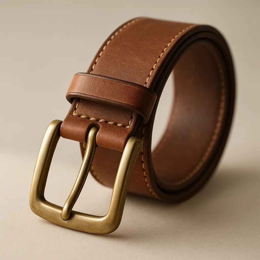 Handgefertigter Ledergürtel